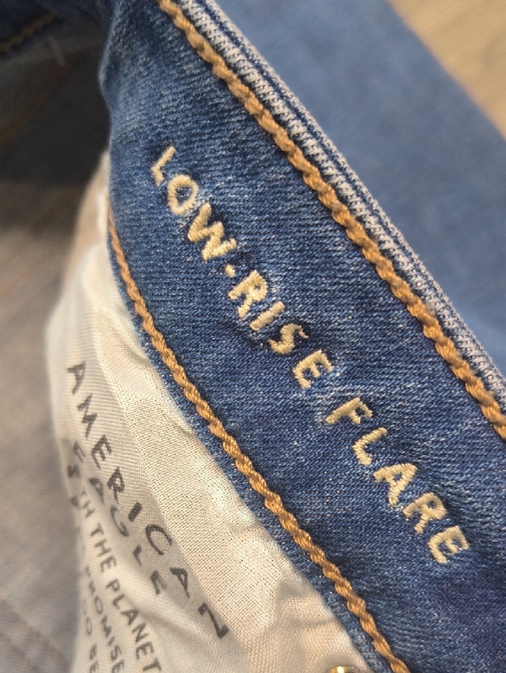 Flare w/30" Inseam Low Rise American Eagle Size 10 sac420 - Picture 4 of 8
